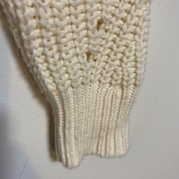 Garage Open Front Knit Cardigan Sweater in Cream (Size P/S) - Picture 7 of 9